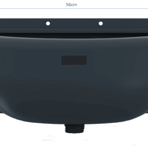 28L Poly Feed/ Water Trough with Bung Plug (Black or Grey)