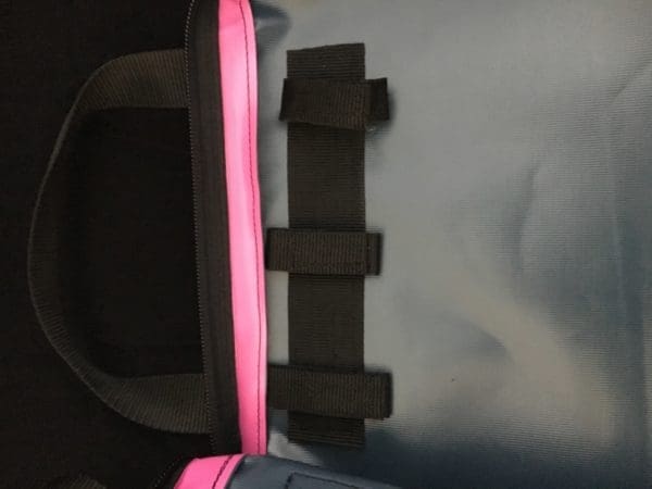 PVC Bridle Bag - Holds 3 Bridles - Grey/Pink - Image 2