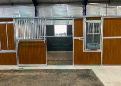 Horse Stable Front Panel with sliding door