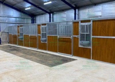 New Horse Stables with rotating hay rack & feed bin