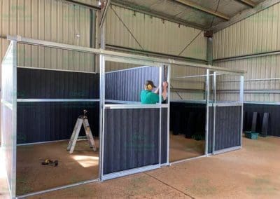 Building horse stables onsite