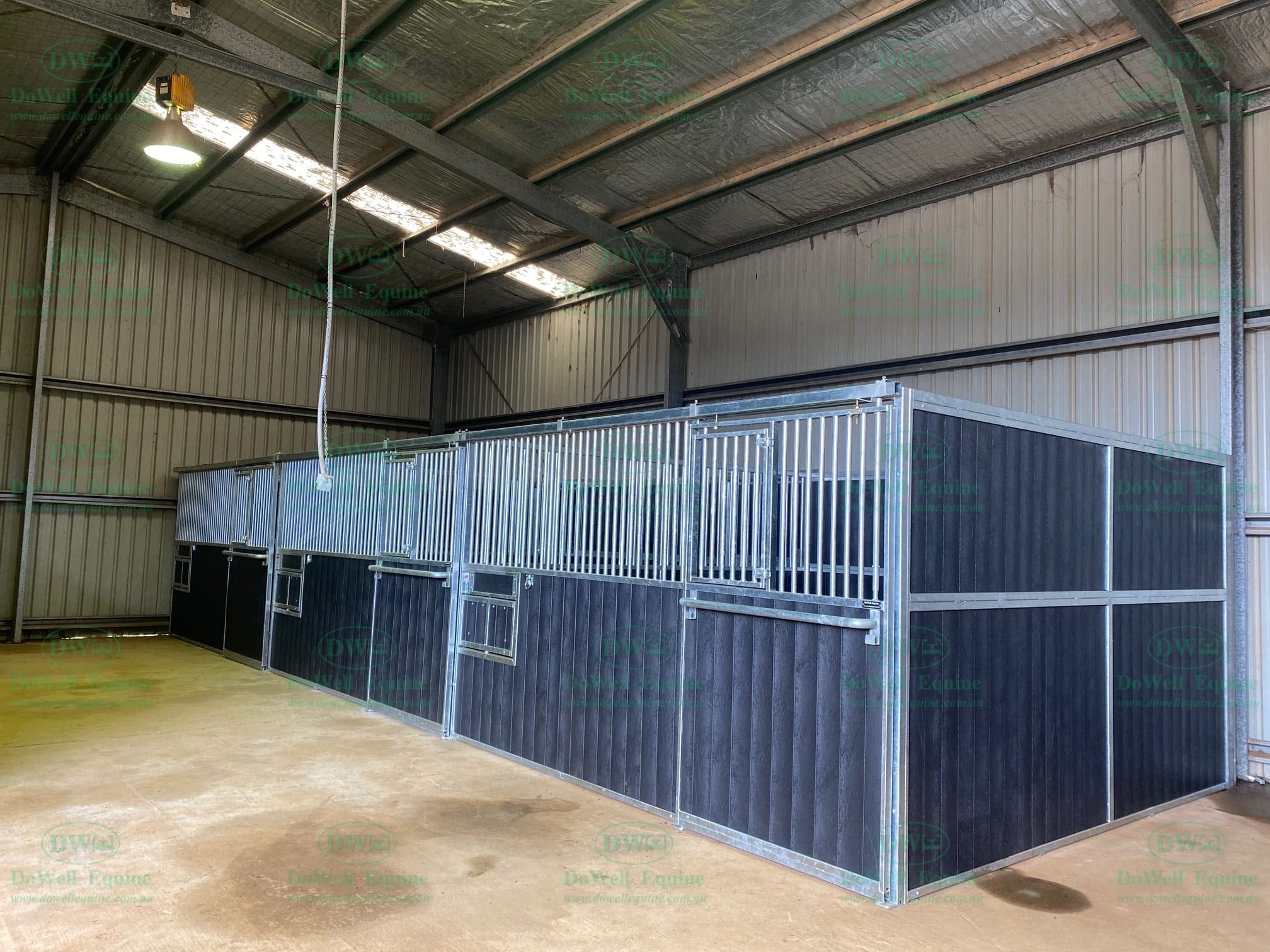 Completed horse stables in southern highlands