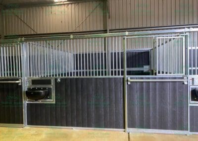 Horse Stable Front with revolving feed bin