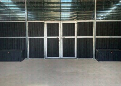 Custom Tack Room Door to match horse stables