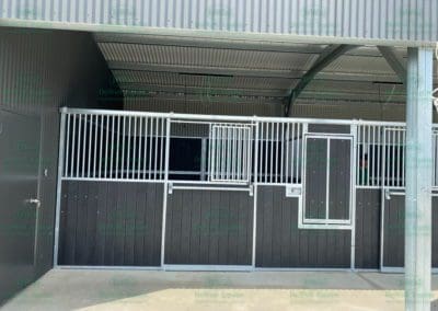 Front Stable Panel with sliding door & rug rail