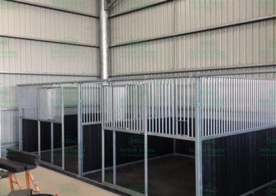 Installation of horse stables in NSW