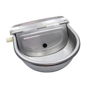 Stainless Steel Drinking Bowl - Metal Water Trough