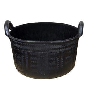 Feed Tub Recycled Rubber 37 Ltr (2 Handles)