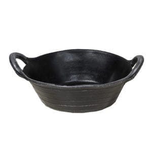 Recycled Rubber Feed Pan - Shallow (2 Handles)