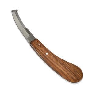 Double edge hoof knife