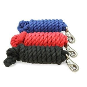 3m Heavy Cotton Lead Rope 1.9cm (3/4"’)