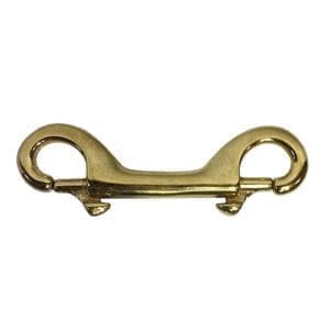 Double Ended Snaphook - Brass 15mm