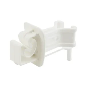 White electric fence insulator