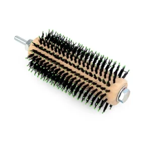 Rotary fluffer brush