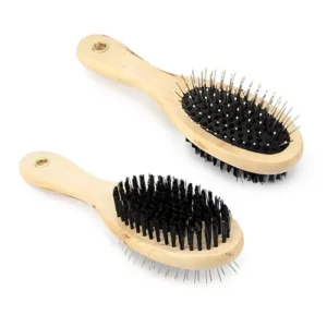 Double sided dog brush