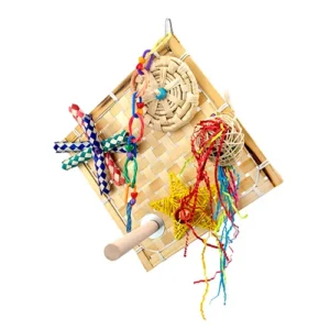Fiesta Wall with Perch - Bird Toy - Destructive