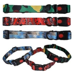 Dog Collar Printed Nylon 35
