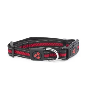 RED DOG COLLAR - Double Layer Reflective Mesh (S, M, L)