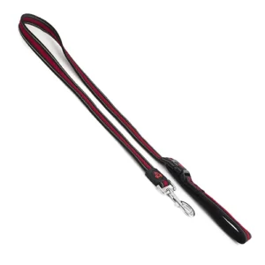 Red adjustable dog lead