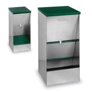 Galvanised Dog Feeder - SELF FEEDER