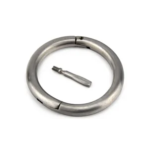 Stainless steel bull nose ring