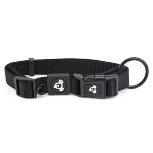 Nylon Black Dog Collar - Premium