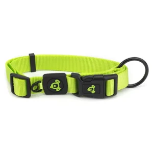 Nylon Green Dog Collar - Premium