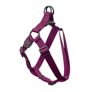 Nylon Step in Purple Dog Harness - Premium