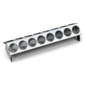 Galvanised Feed Trough - Holes