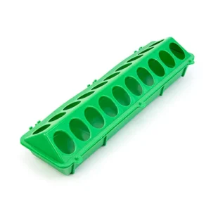 Plastic Chicken Feed Trough - with Holes