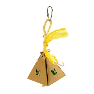 Pyramid bird toy